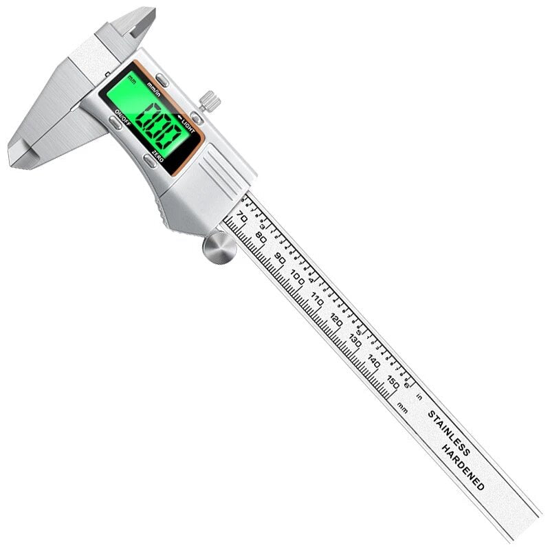 150mm LCD Stainless Steel Digital Caliper with Backlight Electronic Vernier Caliper 6 inch Micrometer Ruler Calipers Image 2