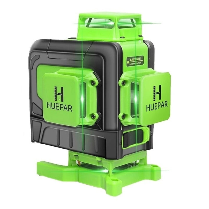 16 lines 4D Cross Line Laser Level Green Beam Line with Remote Control for Tiles Floor Multi-function Image 1