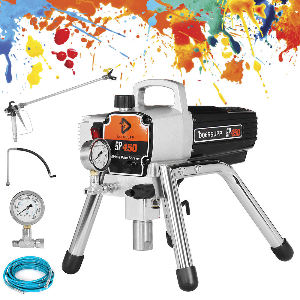 1300W 3100PSI 450E 220V Paint Sprayer Oil Painting Household Electric Spraying Machine Image 2