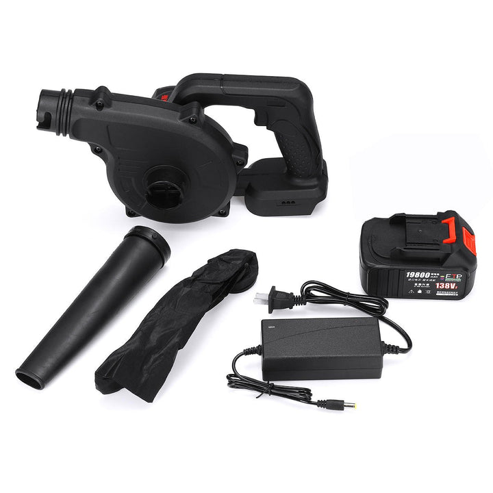 128VF 19800mAh 220V Electric Cordless Blower Stepless Speed Change Lithium Battery Sucking Dual-use Dust Computer Image 2