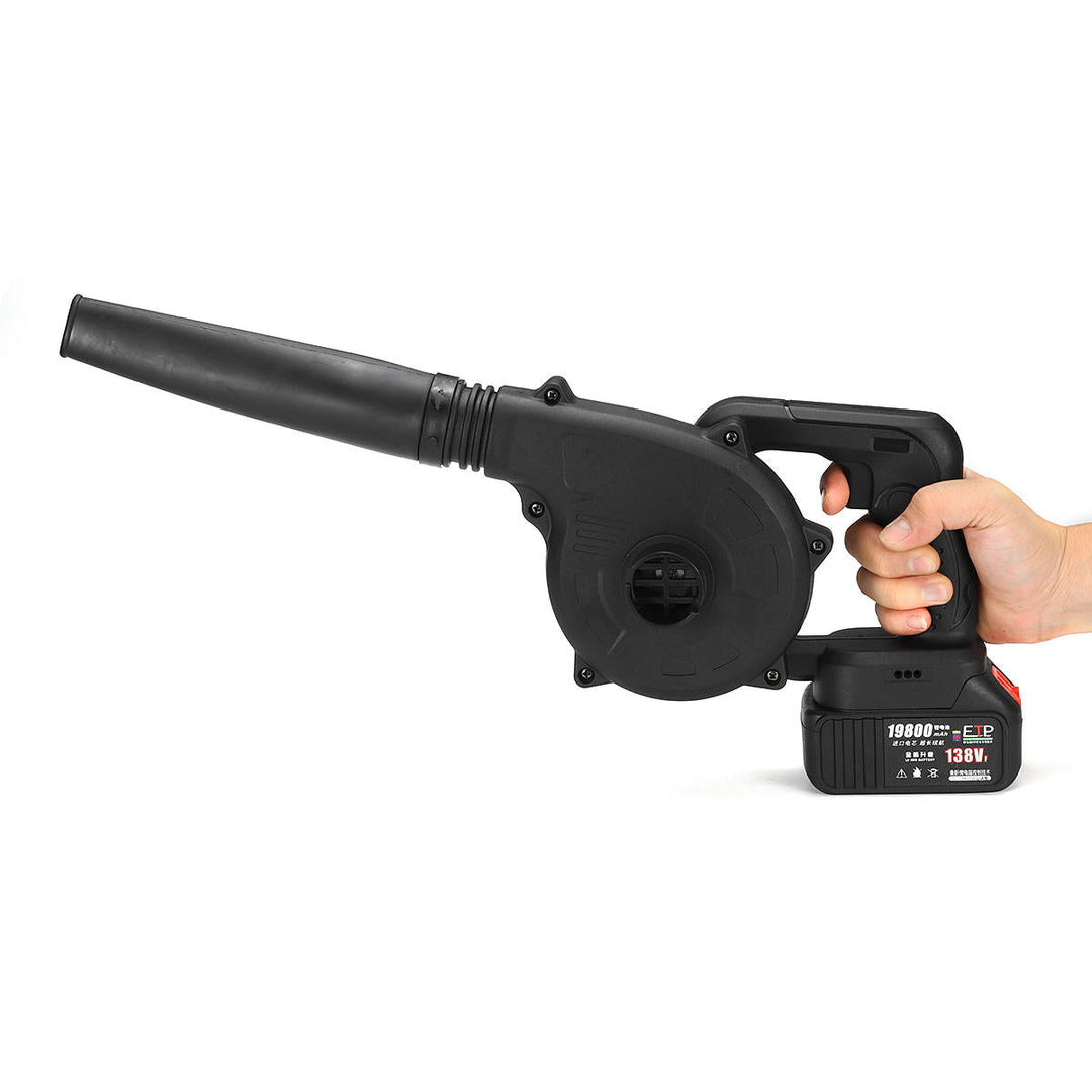 128VF 19800mAh 220V Electric Cordless Blower Stepless Speed Change Lithium Battery Sucking Dual-use Dust Computer Image 6