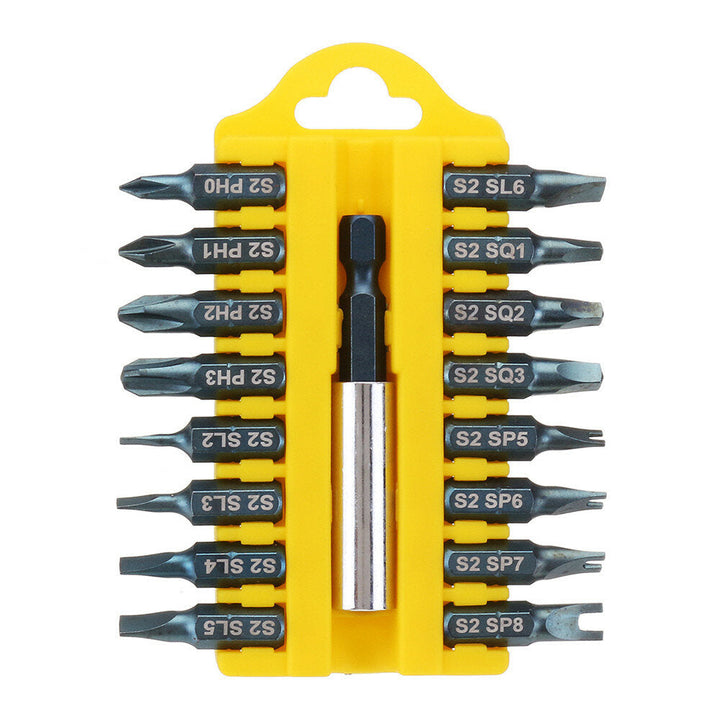 17 In 1 Screwdriver Bit Set Alloy Steel 1,4 Inch Hex Shank Screwdriver Image 6