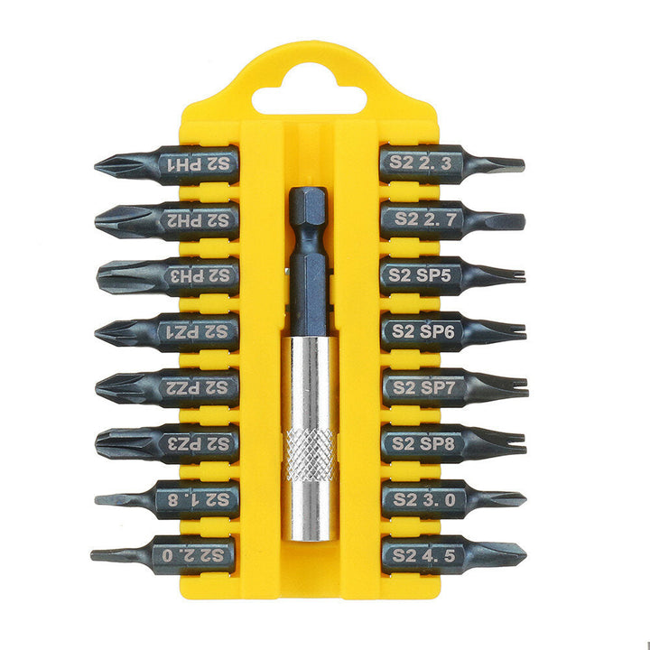 17 In 1 Screwdriver Bit Set Alloy Steel 1,4 Inch Hex Shank Screwdriver Image 7