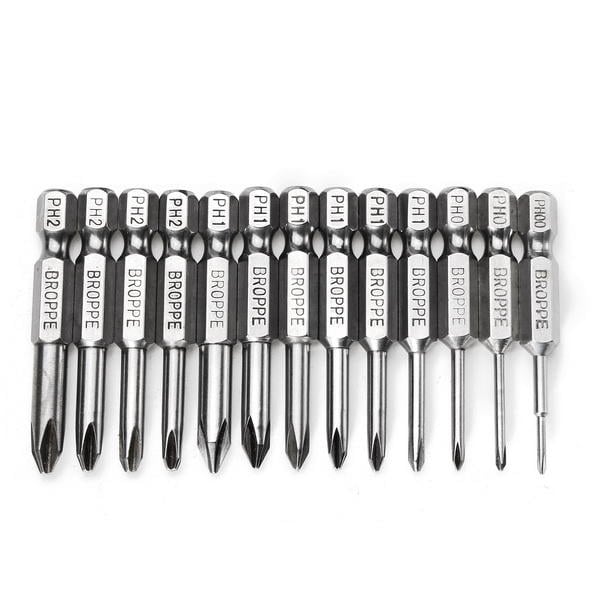 13pcs 50mm Magnetic Long Hex Shank Cross Head Screwdriver Bits Image 3