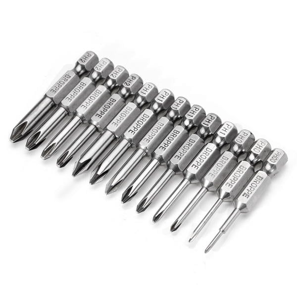 13pcs 50mm Magnetic Long Hex Shank Cross Head Screwdriver Bits Image 5