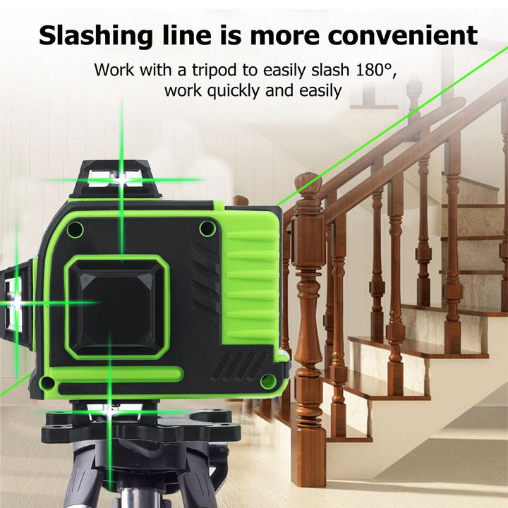 16 Line 360 Horizontal Vertical Cross 3D Green Light Laser Level Self-Leveling Measure Super Powerful Laser Beam Image 3