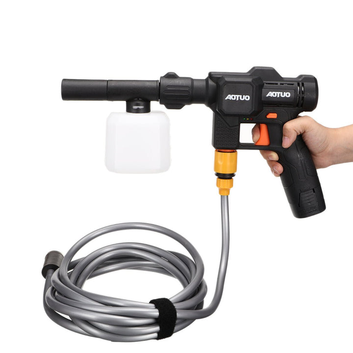 16.8V 500W Cordless High Pressure Washer Car Washing Machine Sprayer Guns Water Cleaner Image 1