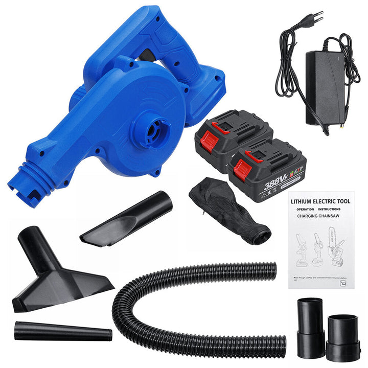 1600W 20000rpm 2-in-1 Electric Cordless Air Blower Blowing Tool Suction Machine with,without Battery Image 9