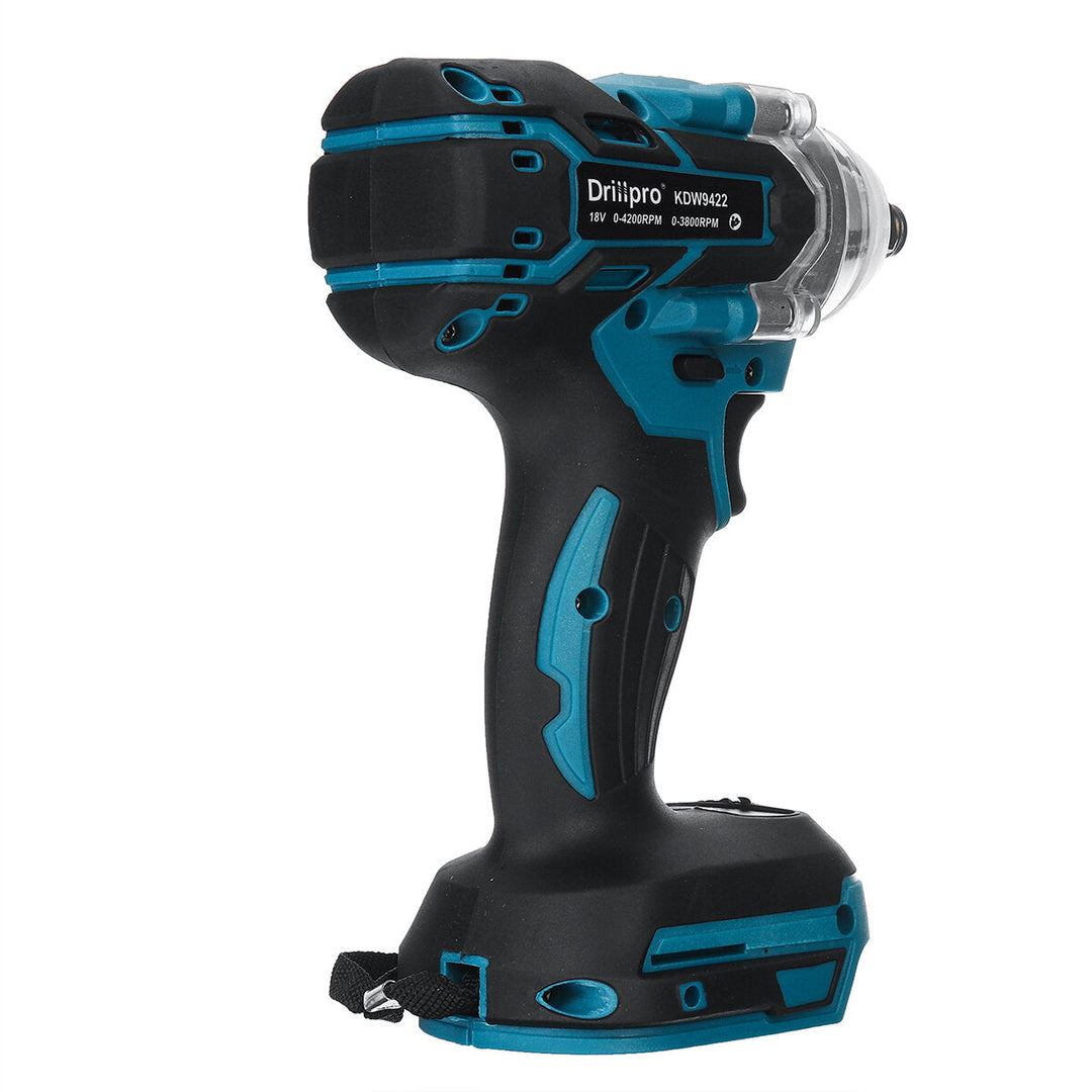 18V 520N.m. Li-Ion Brushless Cordless 1,2" Impact Electric Wrench Driver Replacement Image 4