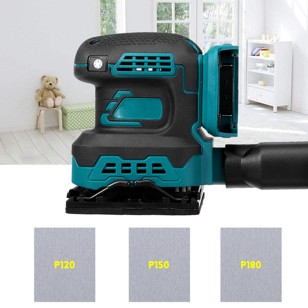 18V Brushless Electric Sander Cordless 3 Speeds Adjustable Square Wood Furniture Polishing Grinding DIY Power Tools For Image 10