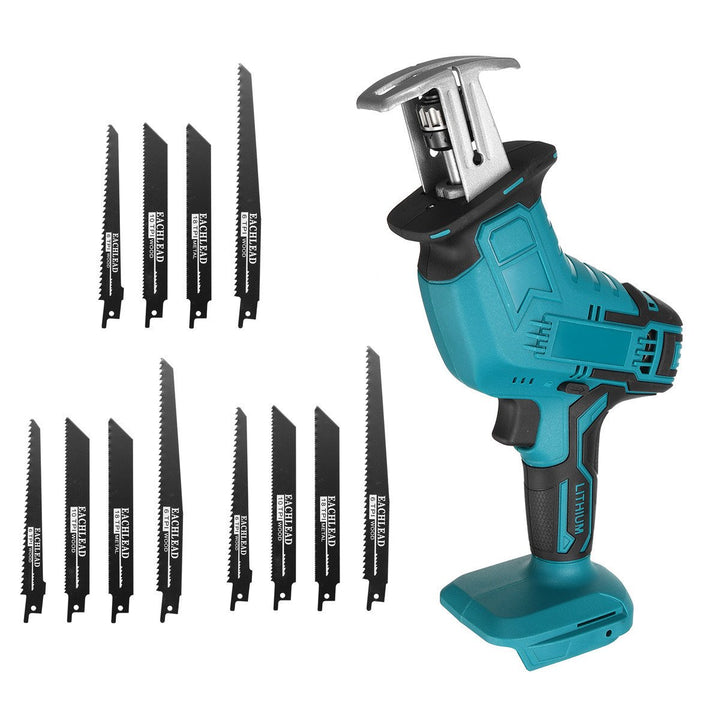 18V Cordless Electric Reciprocating Saw Variable Speed Metal Wood Cutting Tool Saber Saw W, 12X Blades For Makita 18V Image 1