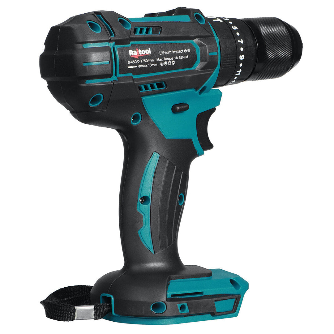 18V Cordless Electric Impact Drill 2 Speed Power Screwdriver Adapted To 18V Makita battery Image 3