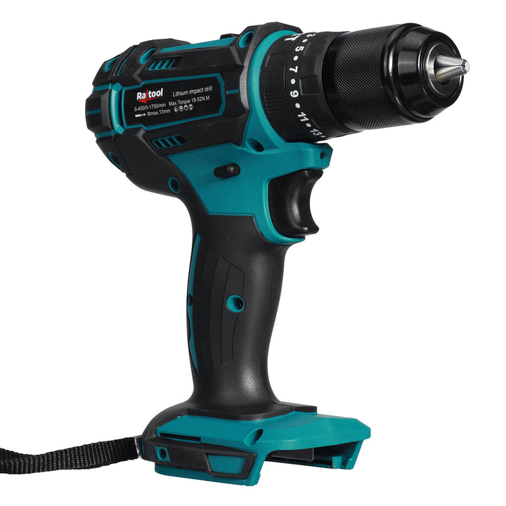 18V Cordless Electric Impact Drill 2 Speed Power Screwdriver Adapted To 18V Makita battery Image 4