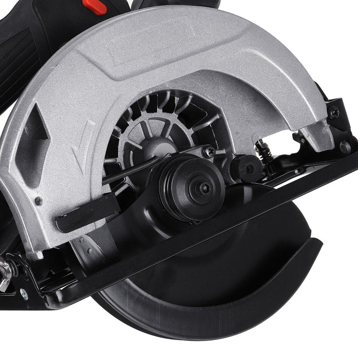 190mm Electric Circular Saw Corded Cutting Tool For 18V Lithium Battery Image 10