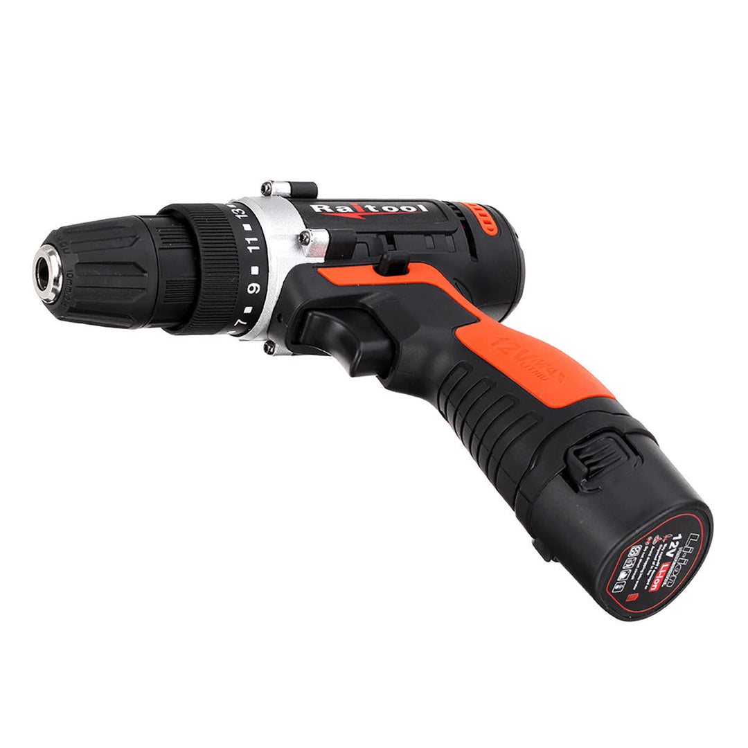 12V,24V Lithium Battery Power Drill Cordless Rechargeable 2 Speed Electric Drill Image 9