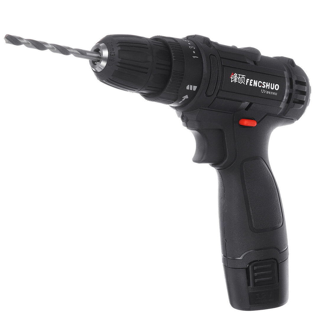 12V 1500mAh Rechargeable Electric Hand Drill Multi-functional Drill Household Repair Tool Image 2