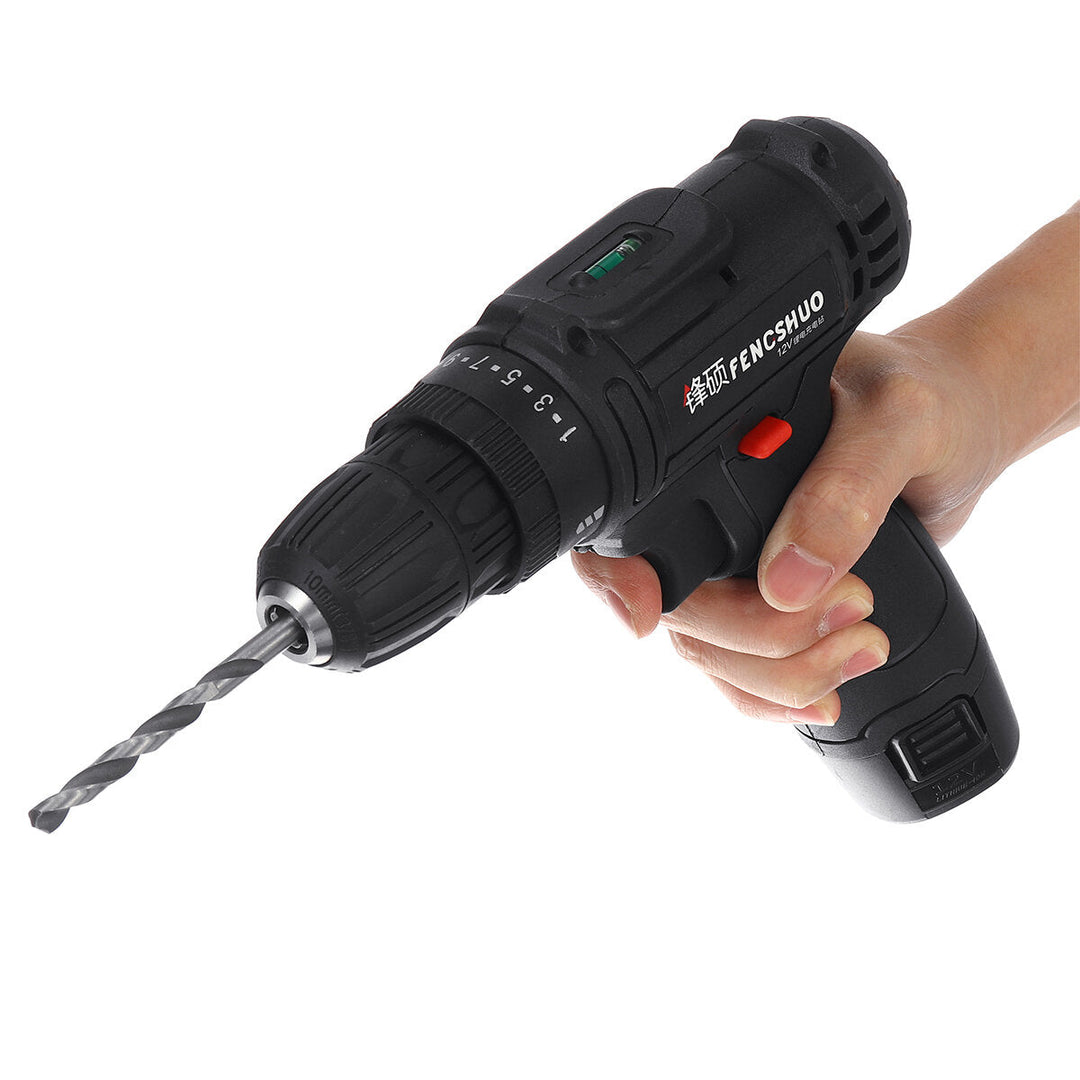 12V 1500mAh Rechargeable Electric Hand Drill Multi-functional Drill Household Repair Tool Image 3