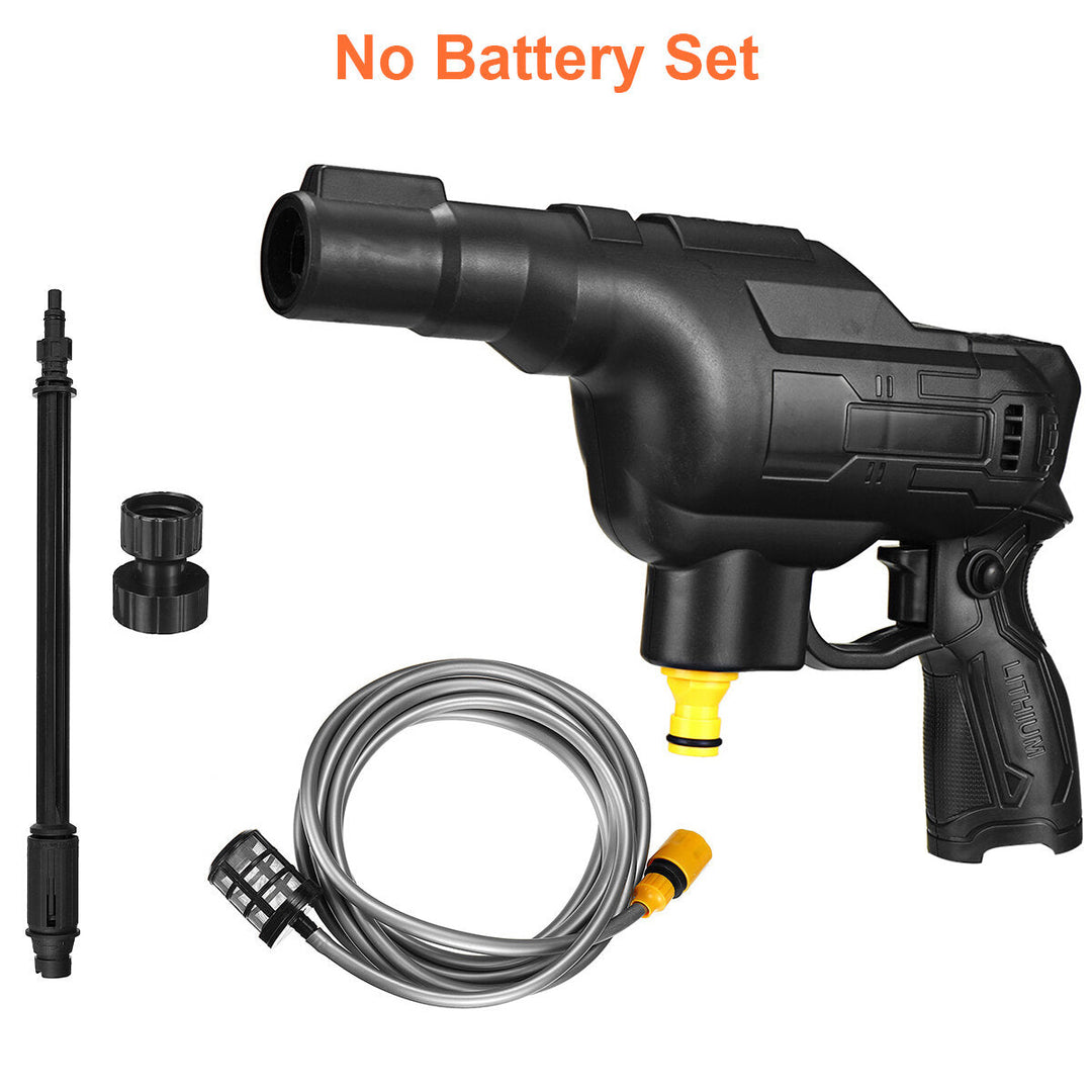 12V Cordless Electric High Pressure Washer Guns Portable Car Washing Machine Patio Car Cleaner Image 2