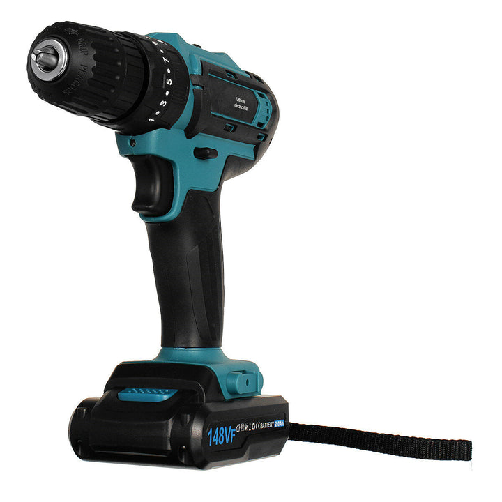 148VF 2.0Ah Cordless Electric Impact Drill Rechargeable Drill Screwdriver W, 1 or 2 Li-ion Battery Image 2