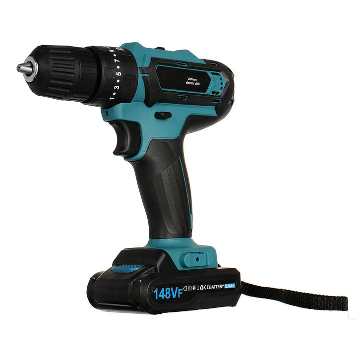 148VF 2.0Ah Cordless Electric Impact Drill Rechargeable Drill Screwdriver W, 1 or 2 Li-ion Battery Image 4