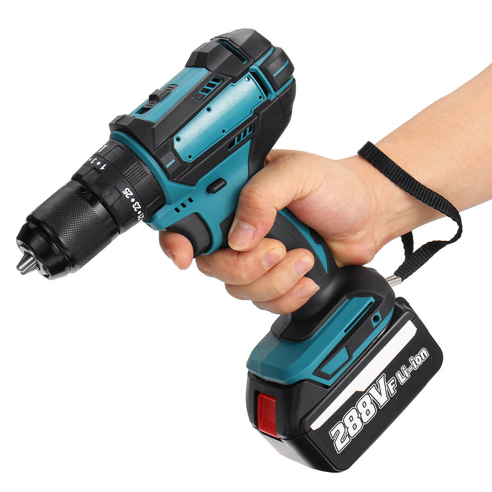 13mm 800W Cordless Electirc Impact Drill Driver 25+3 Torque Electric Drill Screwdriver Image 2