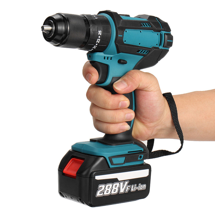 13mm 800W Cordless Electirc Impact Drill Driver 25+3 Torque Electric Drill Screwdriver Image 3