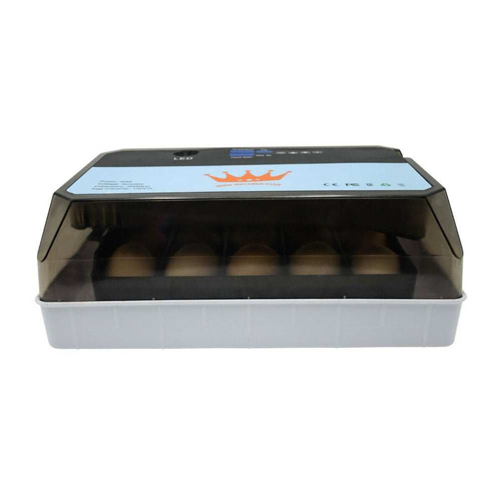 15 Eggs Fully Automatic Incubator Digital Poultry Hatcher Egg Turning LED Lamp Image 2