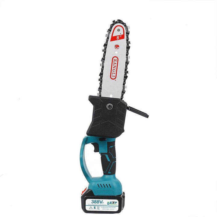 1500W 8inch Cordless Electric Chain Saw Brushless Motor Power Tools Rechargeable Lithium Battery Image 1