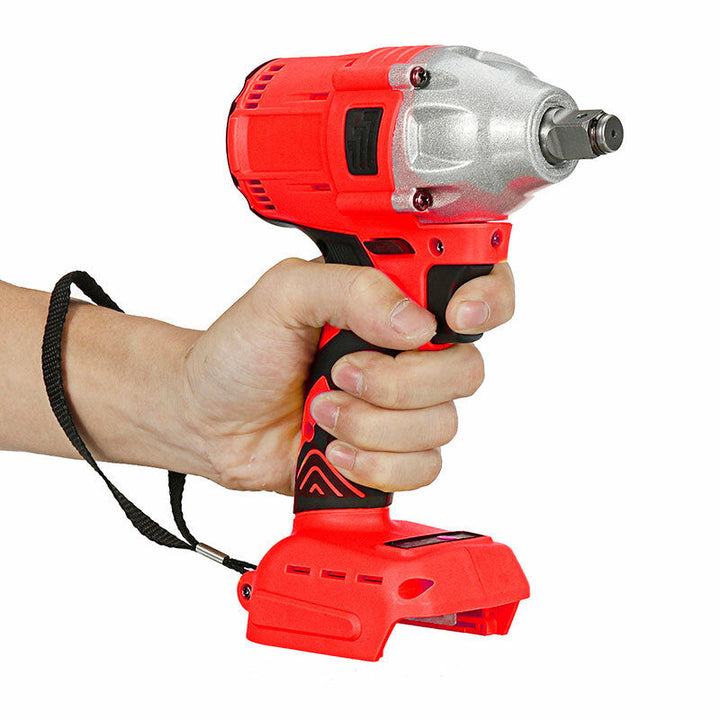 18V 1,2" 10000mAh Brushless Cordless Impact Wrench 350Nm Electric Drilling Tool with LED Light Image 6