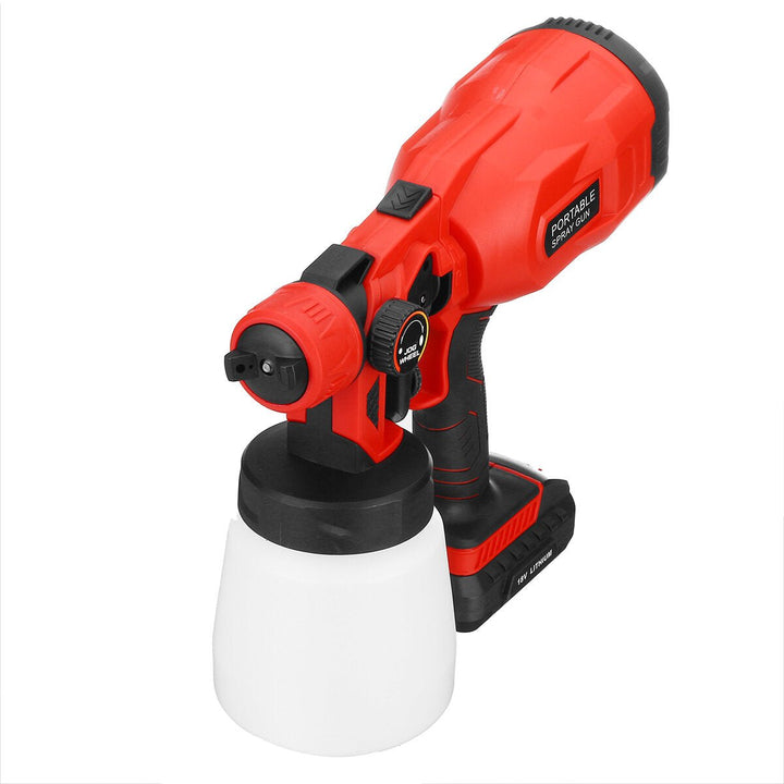 18V Electric Cordless Spray Guns 800ml Household Paint Sprayer High Pressure Flow Control Easy Airbrush Image 3