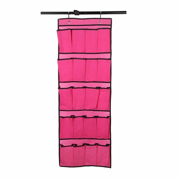 20 Pockets Door Shoe Organizer Non Woven Hanging Storage Bag Image 6