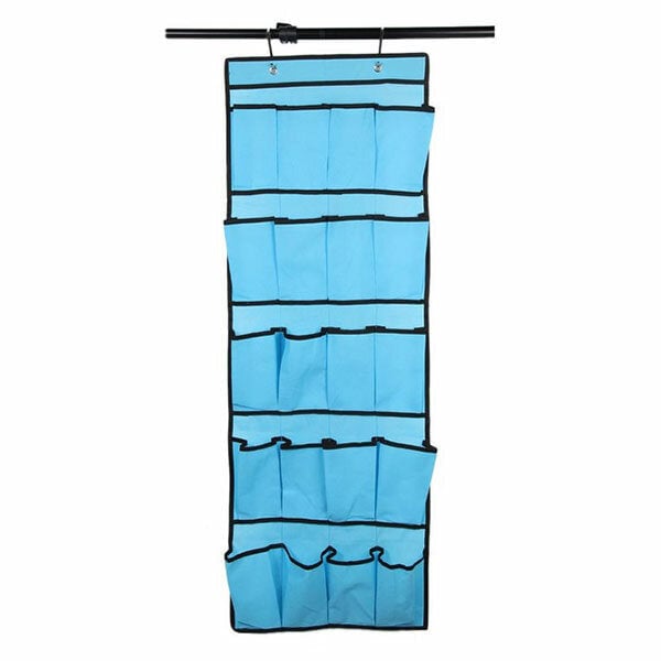 20 Pockets Door Shoe Organizer Non Woven Hanging Storage Bag Image 7