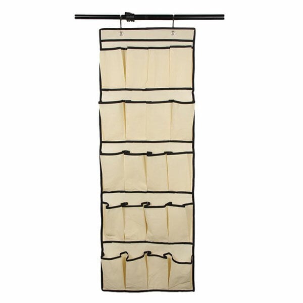 20 Pockets Door Shoe Organizer Non Woven Hanging Storage Bag Image 8