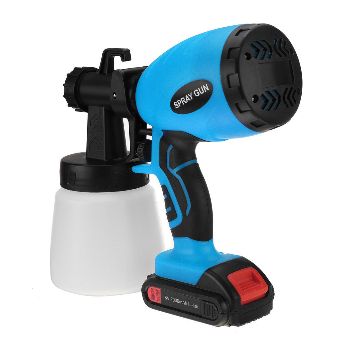 2000mAh Portable Electric Paint Sprayer Wireless Handheld Spray Guns Home Indoor Fence Painting Tool Image 4