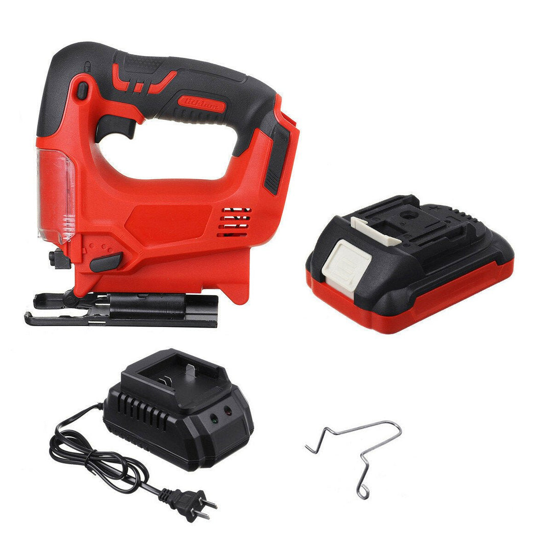 2000mAh Electric Saws Cordless Jig Saw Angle Adjustble 65mm Cutting Depth With 1 Or 2 Batteries Image 11