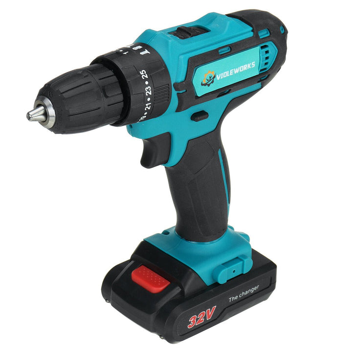 2 Speed Power Drills 6000maAh Cordless Drill 3 IN 1 Electric Screwdriver Hammer Drill Image 2