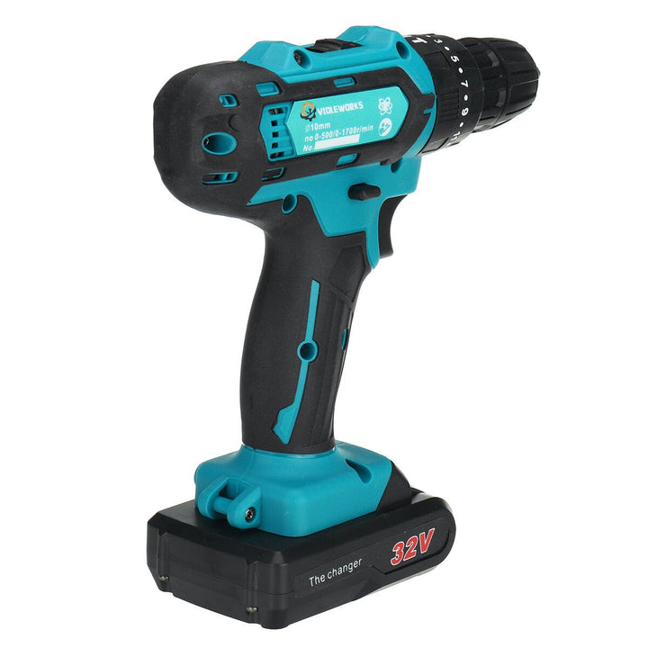 2 Speed Power Drills 6000maAh Cordless Drill 3 IN 1 Electric Screwdriver Hammer Drill Image 5