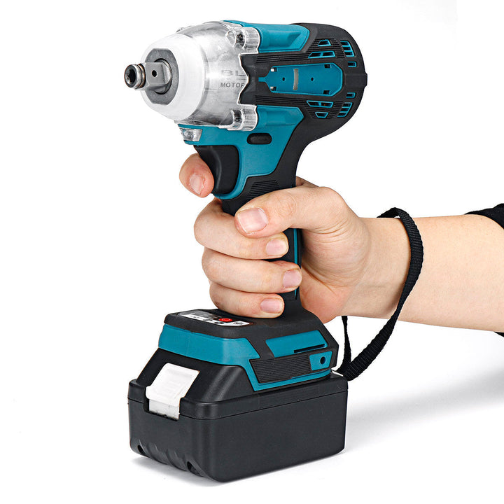 2 in 1 18V 800N.m Electric Wrench Screwdriver Brushless Cordless Electric 1,2"Wrench 1,4"Screwdriver Image 3