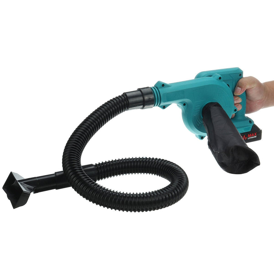 2 IN 1 Cordless Electric Air Blower and Suction Handheld Leaf Computer Dust Collector Cleaner Power Tool Image 1