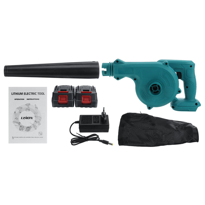 2 IN 1 Cordless Electric Air Blower and Suction Handheld Leaf Computer Dust Collector Cleaner Power Tool Image 11