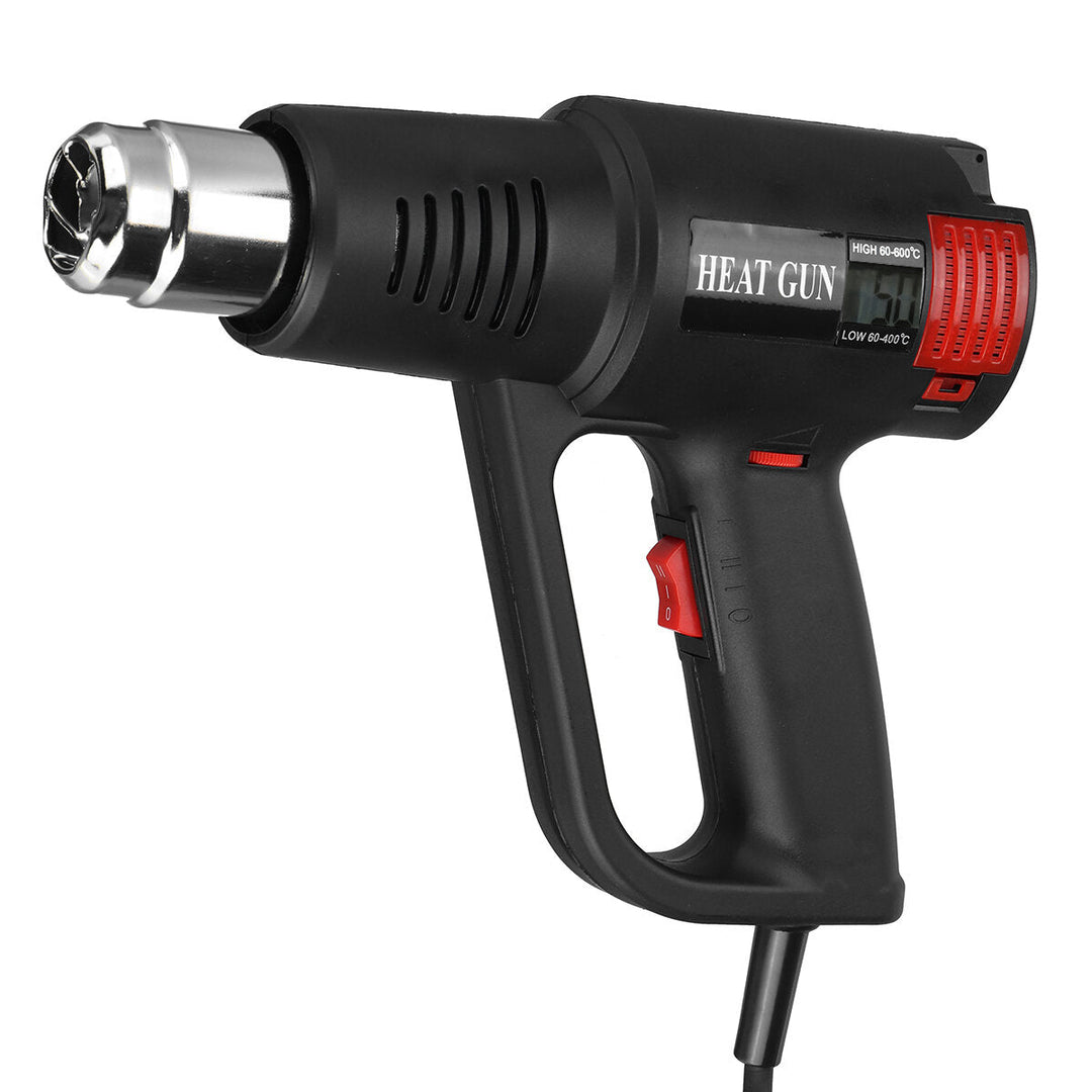 2000W 60-600 Profession Digital Electric Heat Guns 2 Speed Heat Variable Hot Air Power Tool Hair Dryer for Soldering Image 2