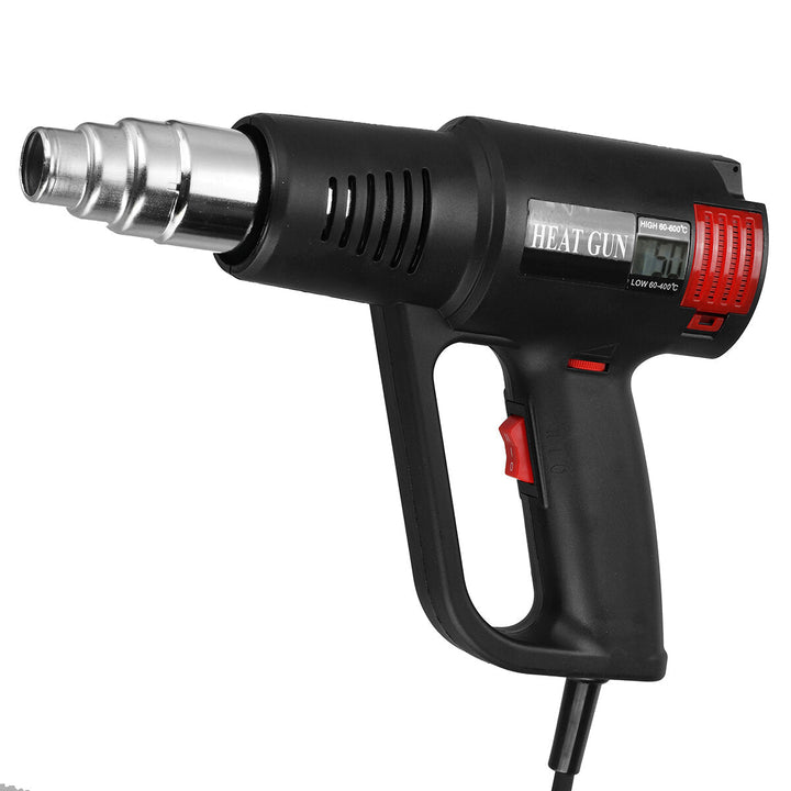 2000W 60-600 Profession Digital Electric Heat Guns 2 Speed Heat Variable Hot Air Power Tool Hair Dryer for Soldering Image 7