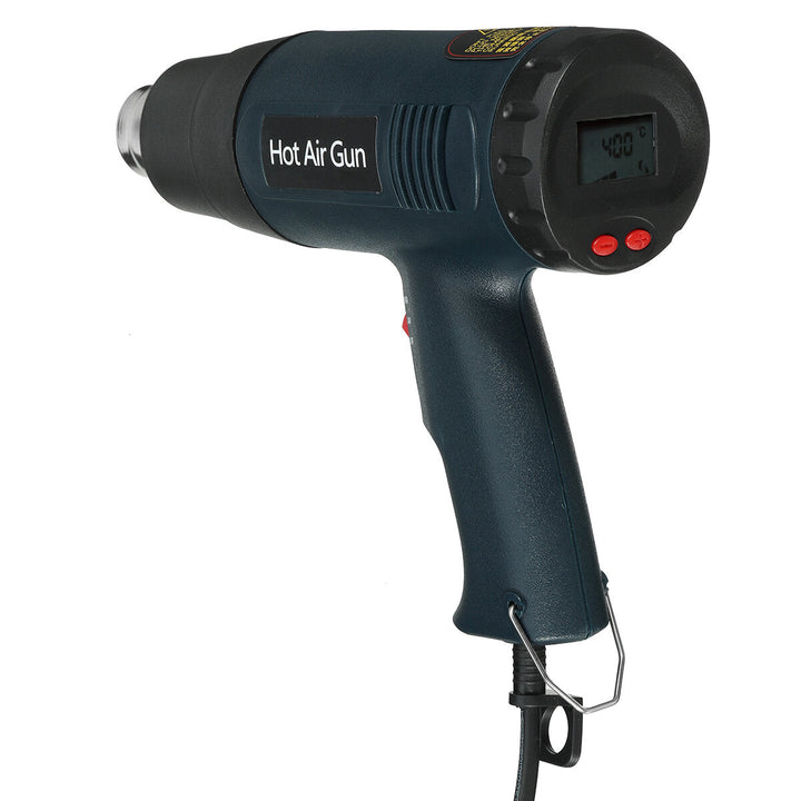 2000W Hot Air Heate LCD Temperature Display Hot Air Gun Kit Electric Heat Guns With 4 Nozzles Image 5