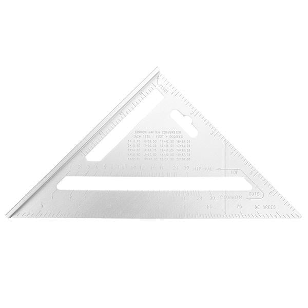 200mm Aluminum Ruler Speed Square Protractor Miter Framing Measuring Tool Image 2