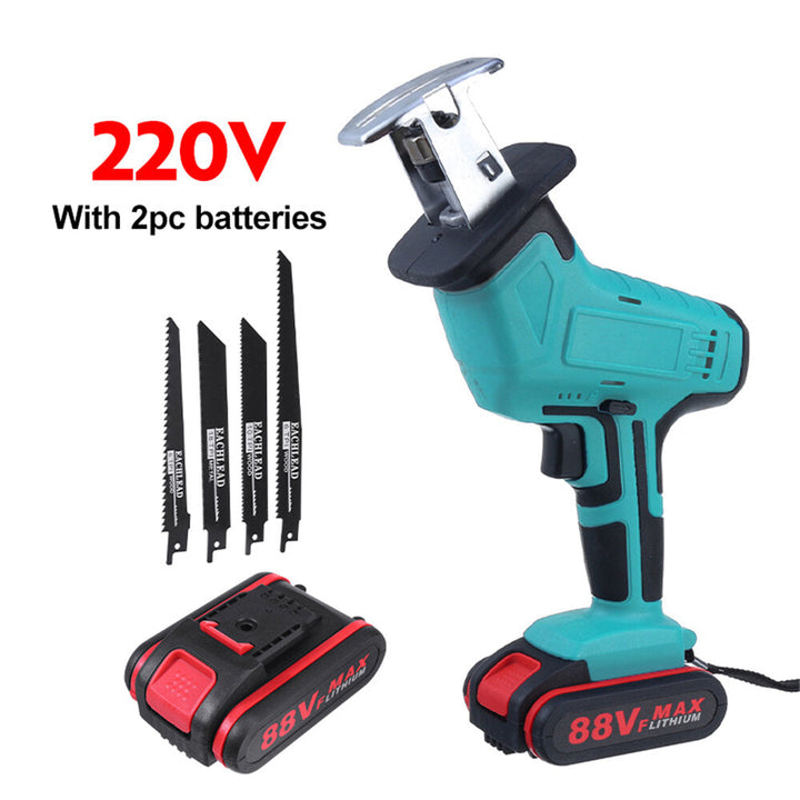 21V 7500mAh Electric Reciprocating Saw Ki tCordless Saw Cutting Blades+2 Battery Image 12