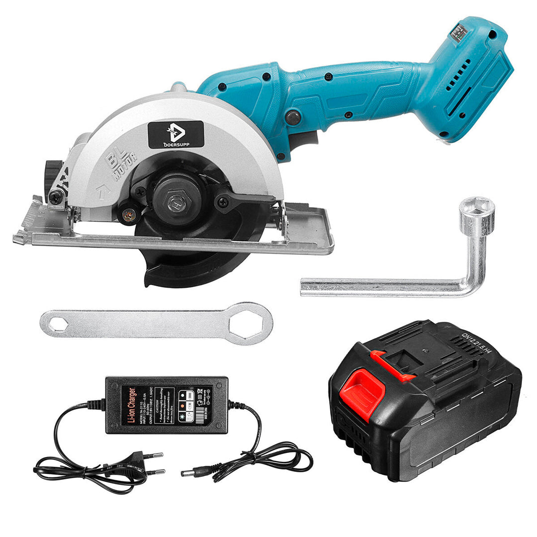 21V Cordless Electric Circular Saw 125MM 10800RPM Brushless Electric Saw For Makita Woodworking Cutting Tool Image 3