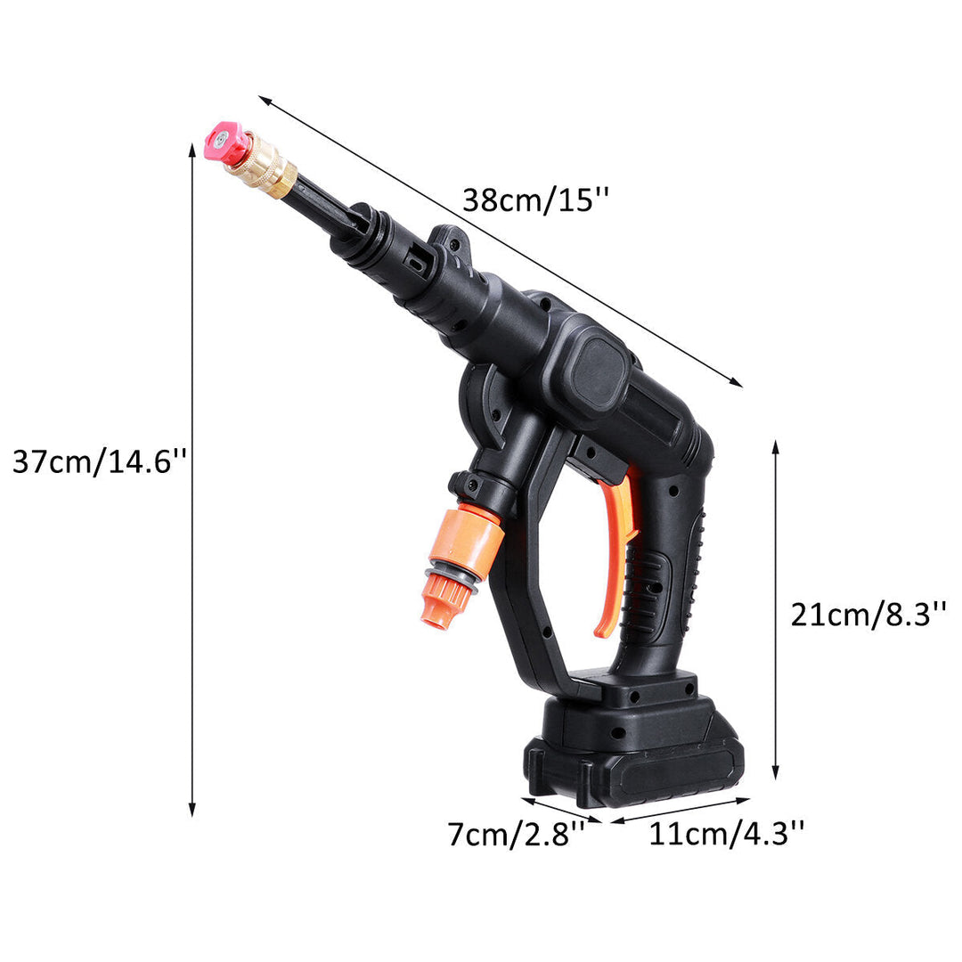 21V Cordless High Pressure Cleaner Car Washer Spray Guns Water Sprayer Car Washing Machine Image 4