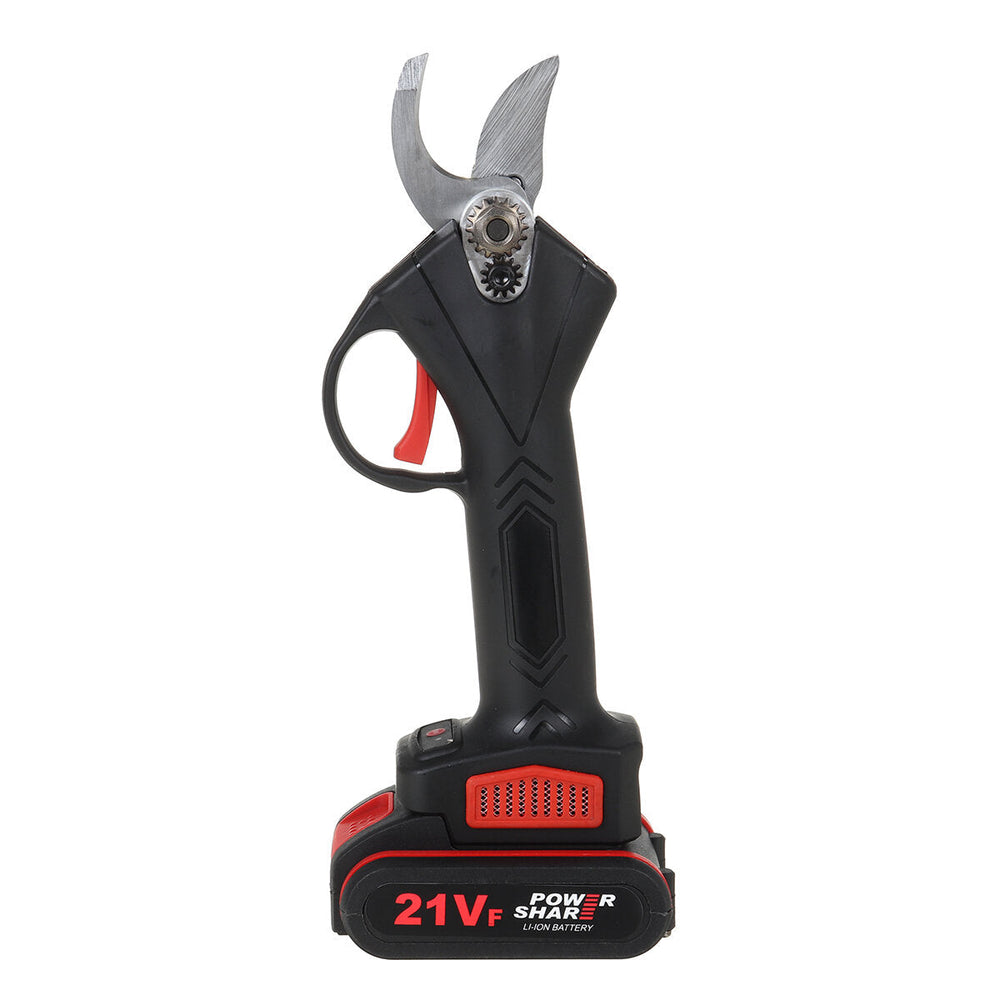 21V Wireless 25mm Rechargeable Electric Scissors Branch Pruning Shear Tree Cutting Tools Image 2