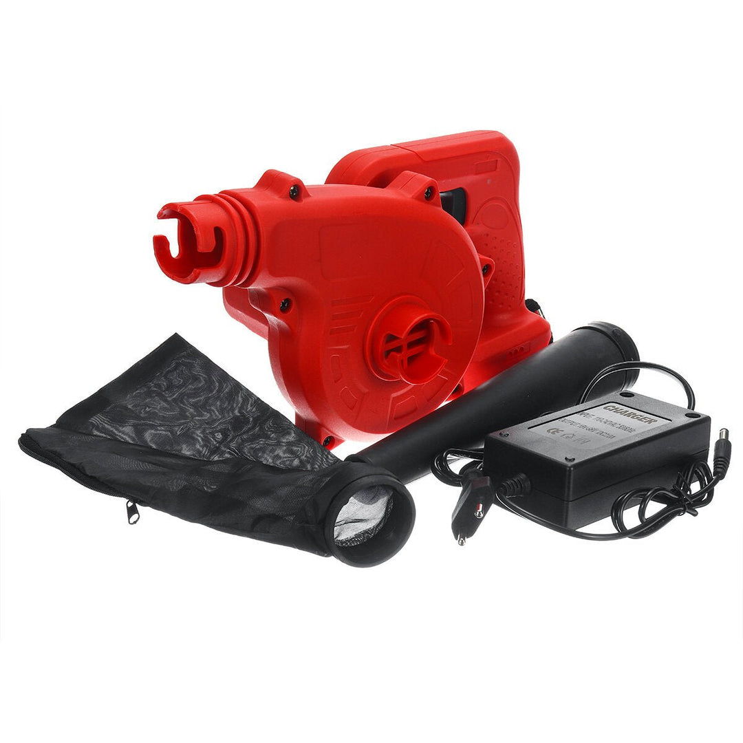 220V Electric Blower with Rechargeable Lithium Battery 2 in 1 Computer Dust Remover Dust Blower Image 1