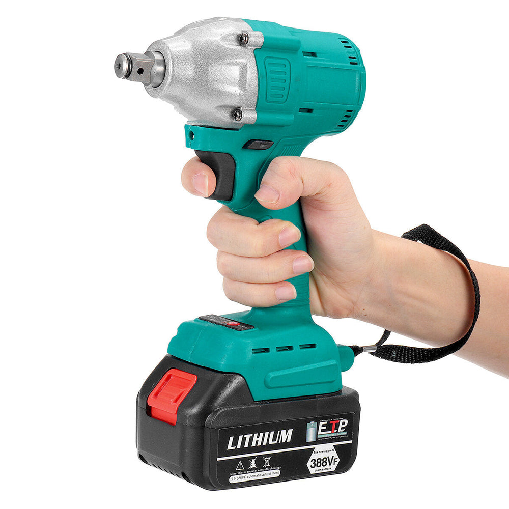 22890mAh 388VF 850N.m Brushless Impact Wrench Cordless Handheld Electric Wrench W, 1,2 Battery 18V Battery Image 2